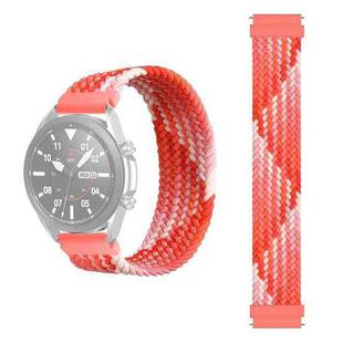 20mm Universal Nylon Weave Watch Band (Colorful Red)