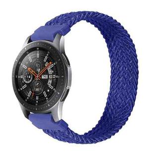 20mm Universal Nylon Weave Watch Band(Blue)