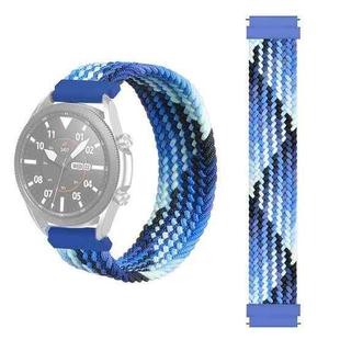 22mm Universal Nylon Weave Watch Band (Colorful Blue)