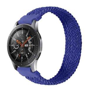 22mm Universal Nylon Weave Watch Band(Blue)