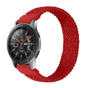 22mm Universal Nylon Weave Watch Band(Red)