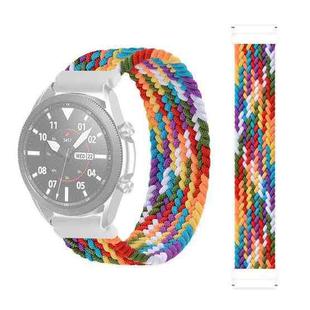 22mm Universal Nylon Weave Watch Band (Rainbow)