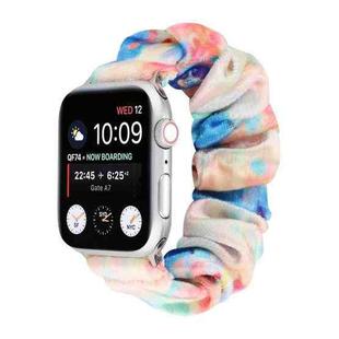 Flannel Hair Ring  Strap Watch Band For Apple Watch Ultra 49mm / Series 8&7 45mm / SE 2&6&SE&5&4 44mm / 3&2&1 42mm(3)