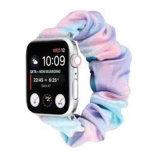 Flannel Hair Ring  Strap Watch Band For Apple Watch Series 7 45mm / 6 & SE & 5 & 4 44mm / 3 & 2 & 1 42mm(5)