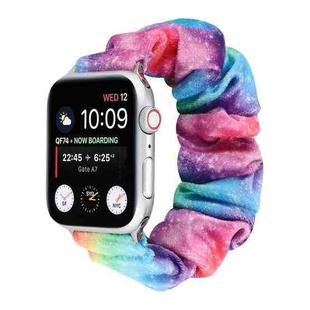 Flannel Hair Ring  Strap Watch Band For Apple Watch Ultra 49mm / Series 8&7 45mm / SE 2&6&SE&5&4 44mm / 3&2&1 42mm(16)