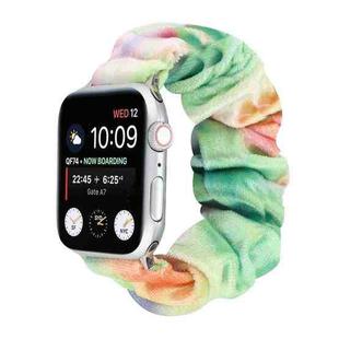 Flannel Hair Ring  Strap Watch Band For Apple Watch Ultra 49mm / Series 8&7 45mm / SE 2&6&SE&5&4 44mm / 3&2&1 42mm(18)