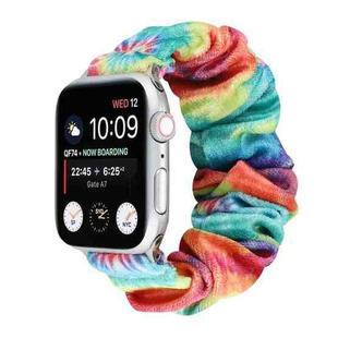 Flannel Hair Ring  Strap Watch Band For Apple Watch Ultra 49mm / Series 8&7 45mm / SE 2&6&SE&5&4 44mm / 3&2&1 42mm(19)