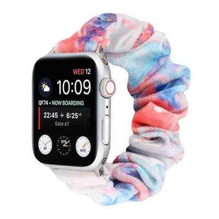 Flannel Hair Ring  Strap Watch Band For Apple Watch Series 8&7 41mm / SE 2&6&SE&5&4 40mm / 3&2&1 38mm(12)