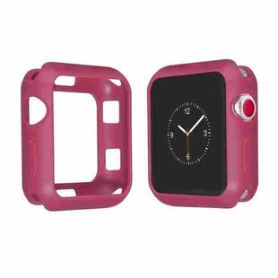 Frosted Protective Case For Apple Watch Series 3 & 2 & 1 38mm(Rose Red)