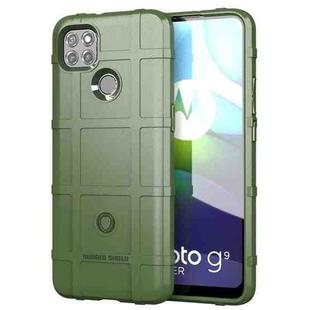 For Motorola Moto G9 Power Full Coverage Shockproof TPU Case(Army Green)