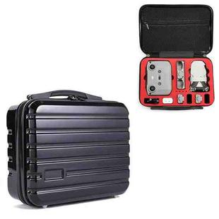 ls-S004 Portable Waterproof Drone Handbag Storage Bag for DJI Mavic Mini 2(Black + Red Liner)