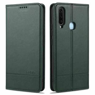 For vivo Y3s / Y17 AZNS Magnetic Calf Texture Horizontal Flip Leather Case with Card Slots & Holder & Wallet(Green)