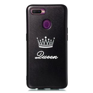 For OPPO A7 Shockproof Soft TPU Protective Case(Queen Pattern)