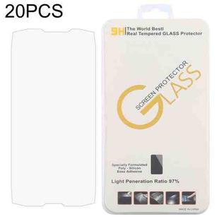 For Crosscall Core X4 20 PCS 0.26mm 9H 2.5D Tempered Glass Film