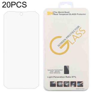 For Oukitel WP6 20 PCS 0.26mm 9H 2.5D Tempered Glass Film