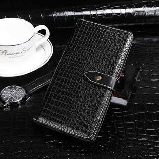 For Huawei P smart 2021 idewei Crocodile Texture Horizontal Flip Leather Case with Holder & Card Slots & Wallet(Black)