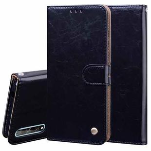 For Huawei Y8P / Enjoy 10S Business Style Oil Wax Texture Horizontal Flip Leather Case with Holder & Card Slots & Wallet(Black)
