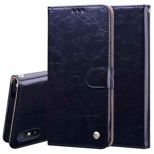 For Xiaomi Redmi 9A Business Style Oil Wax Texture Horizontal Flip Leather Case, with Holder & Card Slots & Wallet(Black)