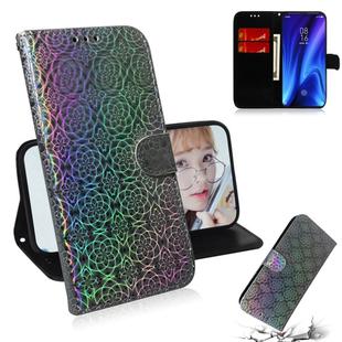 For Xiaomi  Redmi K20 / K20 Pro Solid Color Colorful Magnetic Buckle Horizontal Flip PU Leather Case with Holder & Card Slots & Wallet & Lanyard(Silver)
