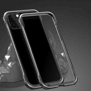 For iPhone 11 Pro Shockproof Metal Protective Frame (Black)