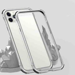 For iPhone 11 Pro Shockproof Metal Protective Frame (Silver)