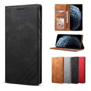 For iPhone 11 Pro GUSSIM GS-001 Business Style Horizontal Flip Skin Feel PU Leather Case with Holder & Card Slots & Wallet & Photo Frame (Black)