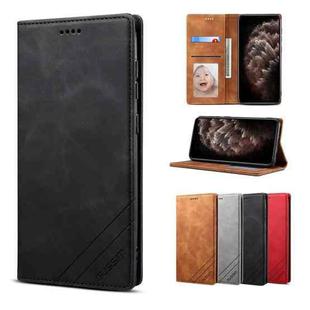 For iPhone 11 Pro Max GUSSIM GS-001 Business Style Horizontal Flip Skin Feel PU Leather Case with Holder & Card Slots & Wallet & Photo Frame (Black)