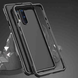 For OnePlus 8 Pro Shockproof Ultra-thin Metal Protective Frame(Black)