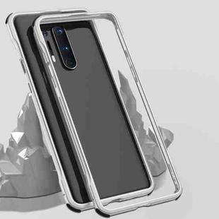 For OnePlus 8 Pro Shockproof Ultra-thin Metal Protective Frame(Silver)