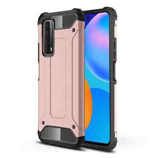 For Huawei P smart 2021 Magic Armor TPU + PC Combination Case(Rose Gold)