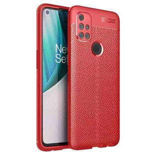 For OnePlus Nord N10 5G Litchi Texture TPU Shockproof Case(Red)