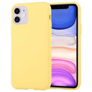 For iPhone 11 MERCURY GOOSPERY STYLE LUX Shockproof Soft TPU Case(Yellow)