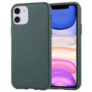 For iPhone 11 MERCURY GOOSPERY STYLE LUX Shockproof Soft TPU Case(Green)