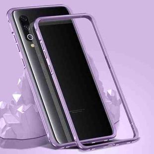 For Xiaomi Mi 9 Shockproof Ultra-thin Metal Protective Frame(Purple)