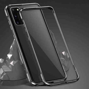 For Samsung Galaxy S20 Shockproof Ultra-thin Metal Protective Frame(Black)
