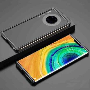 For Huawei Mate 30 Pro Shockproof Ultra-thin Metal Protective Frame(Black)
