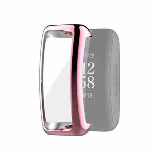 For Fitbit Inspire 2 Full Coverage TPU Protective Case Cover(Pink)