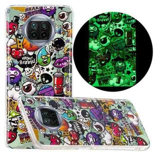 For Xiaomi Mi 10T Lite 5G Luminous TPU Mobile Phone Protective Case(Rubbish)