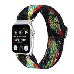 Metal Japanese Buckle Elastic Nylon Watch Band For Apple Watch Series 8&7 41mm / SE 2&6&SE&5&4 40mm / 3&2&1 38mm(20)