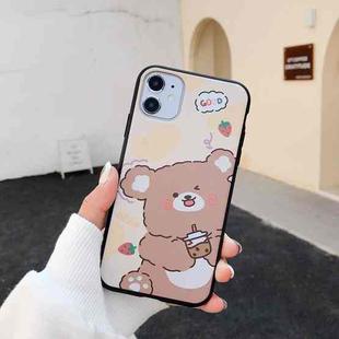 For iPhone 12 Pro Cartoon Pattern TPU Protective Case(Bear)