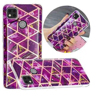 For Xiaomi Redmi 9C Electroplating TPU Phone Protective Case(Purple)