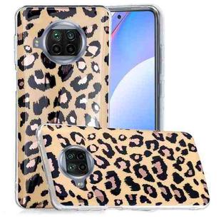 For Xiaomi Mi 10T Lite 5G Electroplating TPU Phone Protective Case(Leopard Texture)