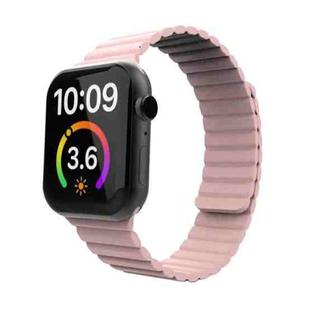 Magnetic Loop Watch Band For Apple Watch Series 7 41mm / 6 & SE & 5 & 4 40mm / 3 & 2 & 1 38mm(Pink)