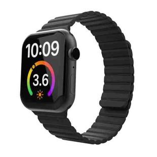Magnetic Loop Watch Band For Apple Watch Series 7 41mm / 6 & SE & 5 & 4 40mm / 3 & 2 & 1 38mm(Black)