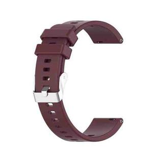For Huawei Honor Watch ES Silicone  Watch Band(Wine Red)