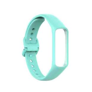 For Samsung Galaxy Fit 2 Silicone Watch Band(Mint Green)