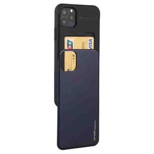 For iPhone 11 Pro MERCURY GOOSPERY SKY SLIDE BUMPER TPU + PC Case with Card Slot(Black)