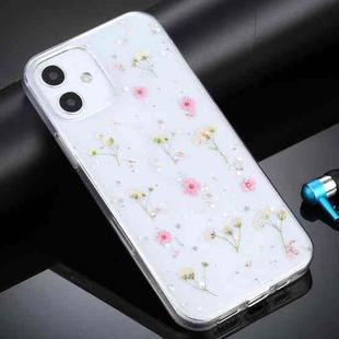 For iPhone 11 Gypsophila Flowers Pattern TPU Protective Case (Pink)