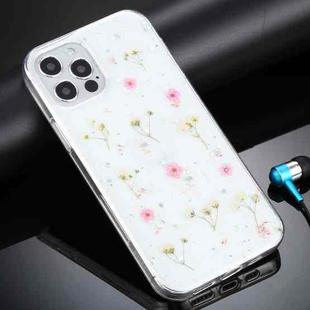 For iPhone 11 Pro Gypsophila Flowers Pattern TPU Protective Case (Pink)
