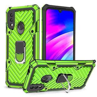 For Xiaomi Redmi 7 Cool Armor PC + TPU Shockproof Case with 360 Degree Rotation Ring Holder(Green)